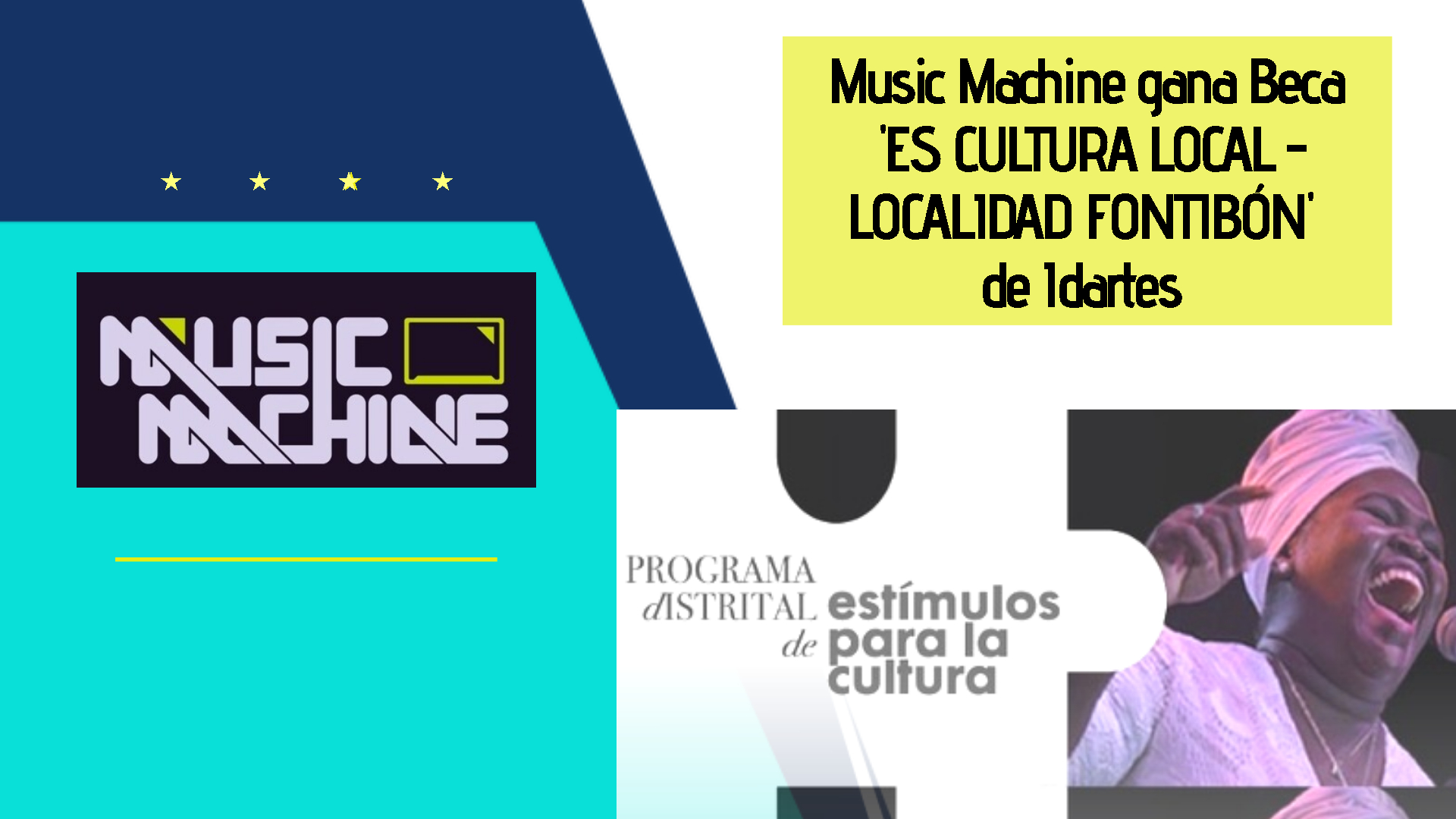 music machine gana beca de idartes