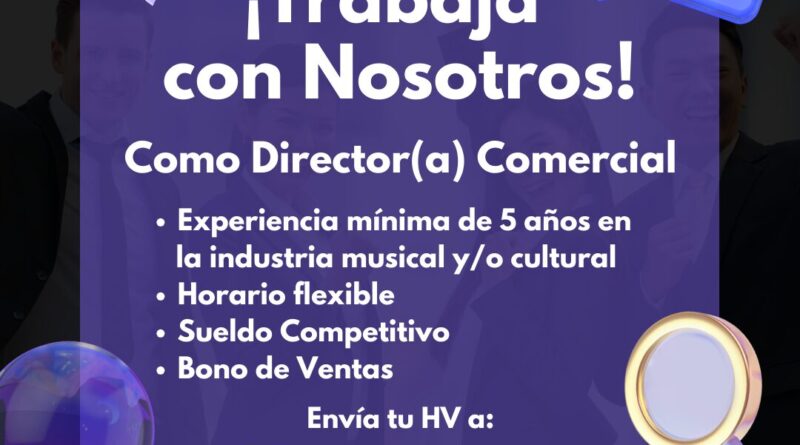 Vacante director comercial, Vacante directora comercial