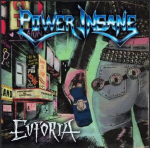 Portada del álbum de heavy metal Euforia de Power Insane